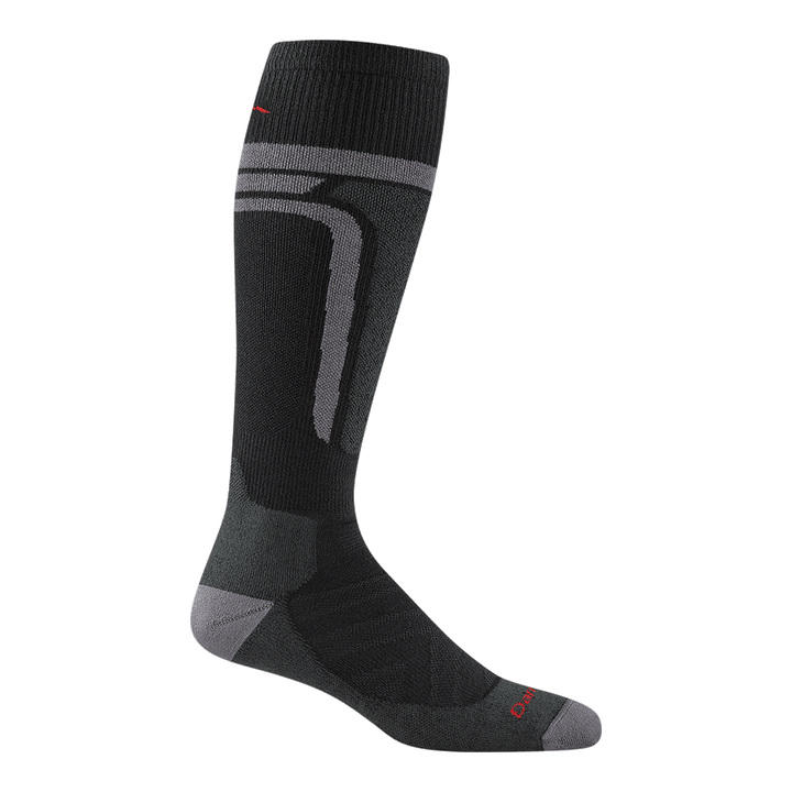 8058 Thermolite edge in  black featuring gray heel/toe, stripe around the cuff and stripe down the leg around the shin pad